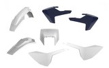 Plastikinis komplektas Polisport Enduro baltas juodas Husqvarna FE / TE 2017-2019