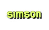 Lipdukas tankas neoninis geltonas / juodas Simson