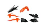 Plastikinis komplektas Polisport oranžinė / juoda KTM SX / SX-F 2019-2022