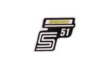 Lipdukas S51 Enduro geltonas Simson
