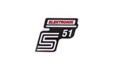 Lipdukas S51 elektronikos raudonas Simson