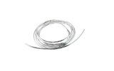 Maskavimo žarna suvirinimo siūlėms (bakas) chromo spalvos plastikas 7,7 mm (5 metrų ritinys)