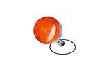 Indikatorius galinis 80 mm oranžinis su chromuotu dangteliu Simson