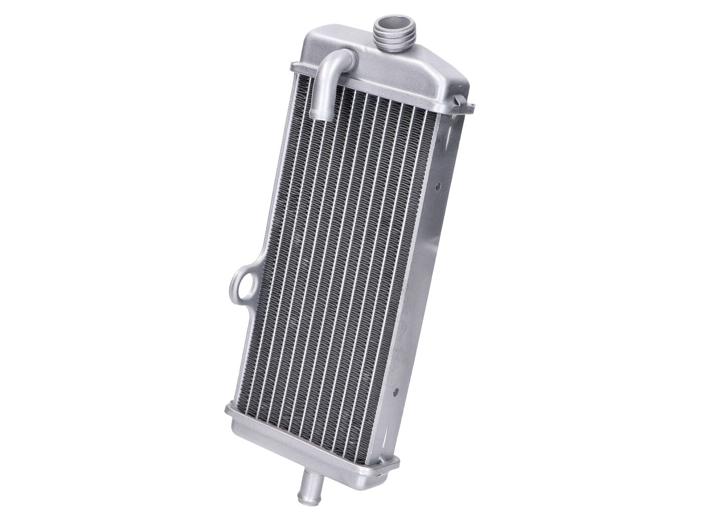 radiatorius aliuminio sidabras skirtas Yamaha DT 50 R, MBK X-Limit 50 Enduro, SM, Malaguti XSM 50
