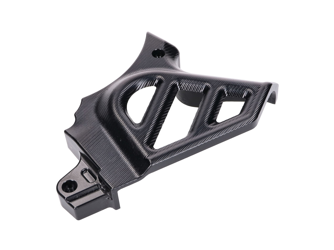priekinės žvaigždutės dangtelis aliuminio CNC juodas Minarelli AM, Generic, KSR-Moto