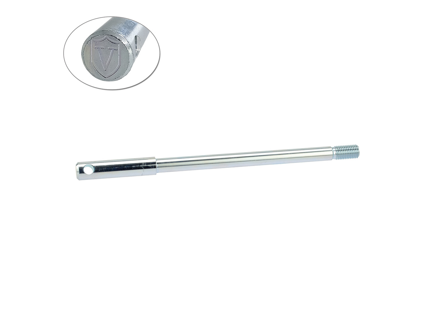 priekinė ašis Venandi 237mm, skirta Simson S50, S51, S53, S70, S83, SR50, SR80