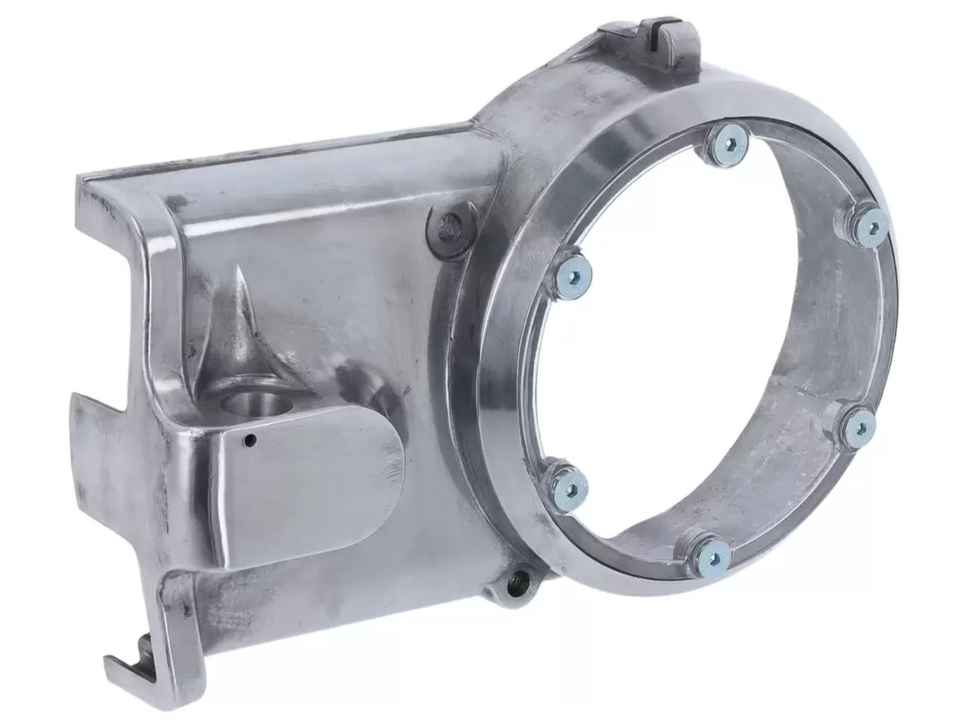 Generatoriaus dangtis Venandi su apžiūros langeliu, poliruotas Simson S51, S53, S70, SR50, SR80, KR51/2