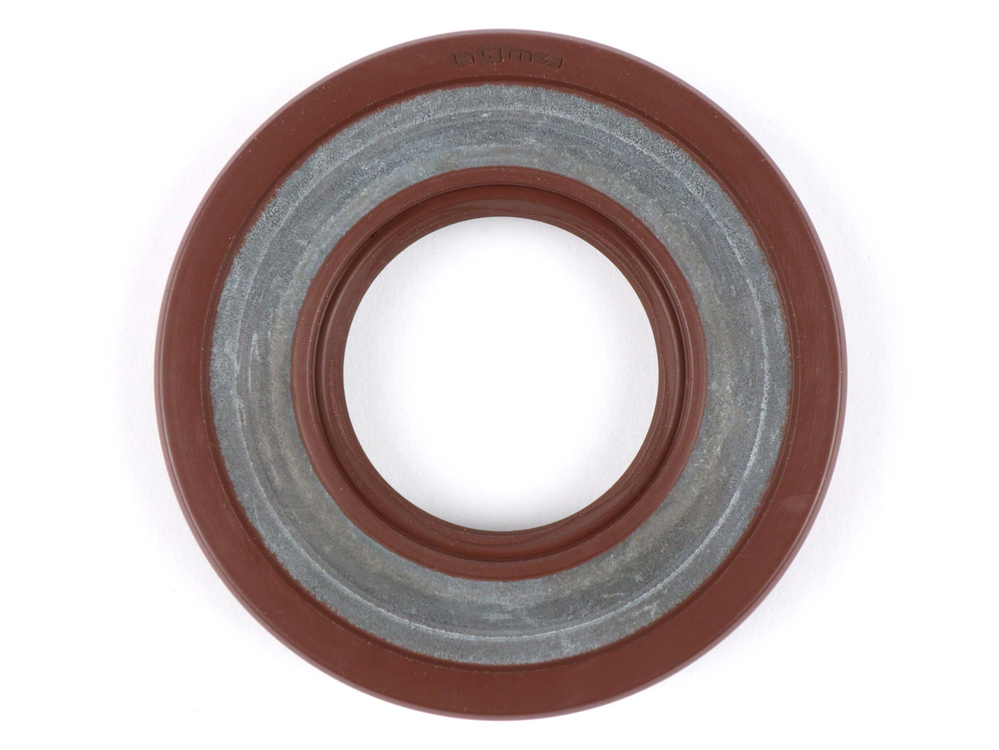 Riebokšlis 22,7x47x7/7,5mm -BGM PRO FKM/Viton® (atsparus E10/etanoliui)- (naudojamas alkūninio veleno pavaros pusei Vespa V50, V90, SS50, SS90, PV125, ET3, PK S, PK XL - pavarų dėžė įėjimo velenas Piaggio 125-180 cc 2 taktų, Piaggio 125 cc 4 taktų (1 karta))