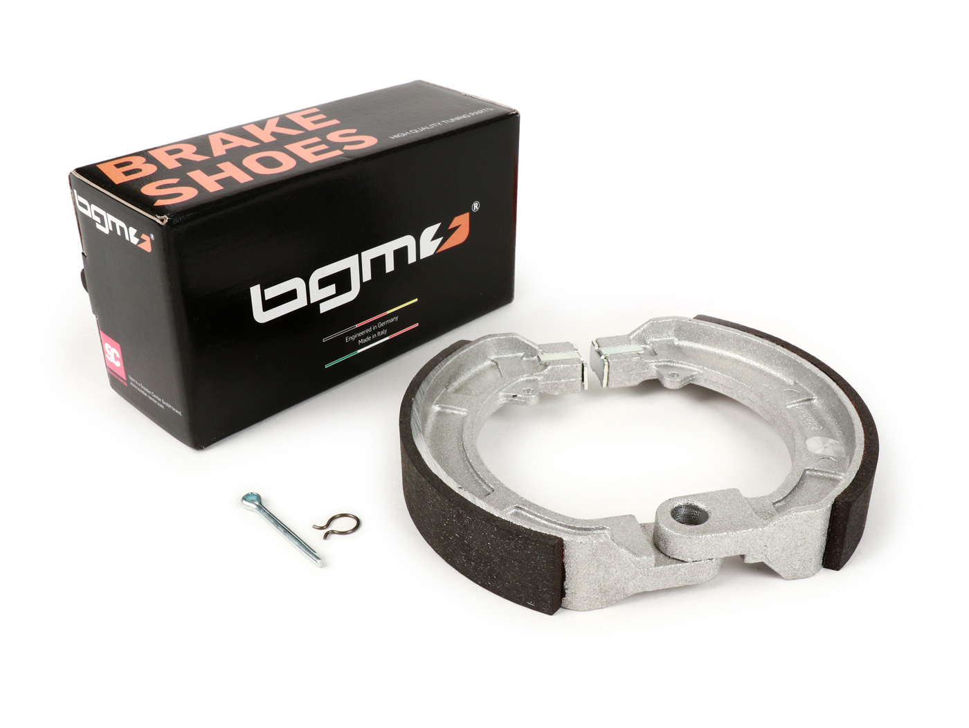 Stabdžių kaladėlės -BGM PRO Ø=150x25mm priekyje- Vespa Rally180 (VSD1T), Rally200 (VSE1T) (f), Sprint (f), TS (f), GT125 (VNL2T) (f), GTR125 (VNL2T) (f), GL150 (VLA1T) (f), SS180 (f), GS160 (f), GS150 / GS3 (VS1T-VS4T) (f/r) (VS5T) (f)