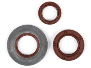 riebokšlių komplektas variklis BGM PRO 30x47x6mm metalinis rudas, skirtas Vespa Largeframe PX Lusso 84-93 PX80, 125, 150, 200, T5 125ccm