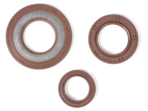 alyvos sandariklio komplektas variklis BGM PRO guminis rudas 30x47x6mm, skirtas Vespa Largeframe PX Lusso, PX80, PX125, PX150, PX200, T5 125cc, Cosa