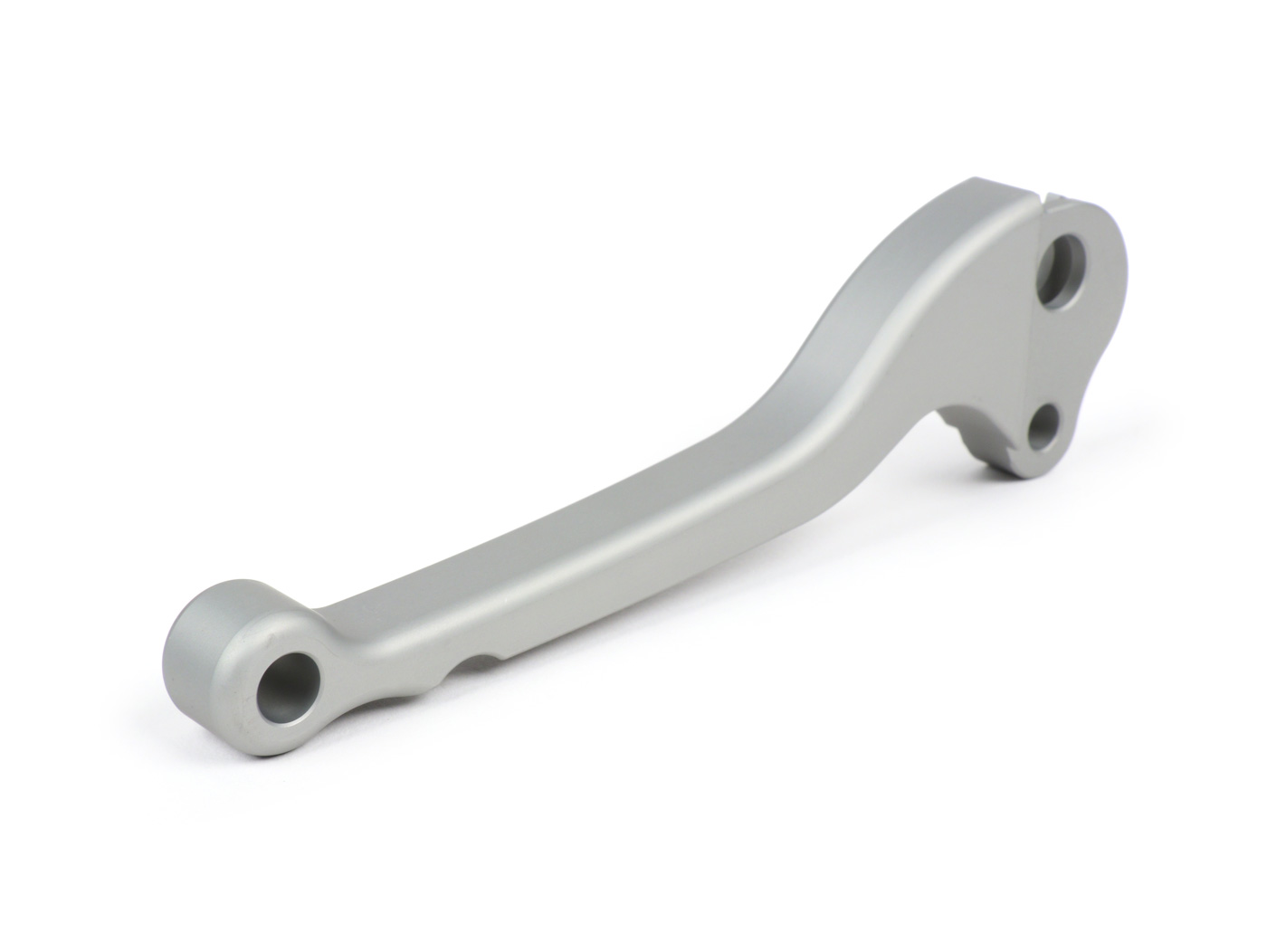 Stabdžių svirtis -BGM PRO CNC- bowden trosas- Vespa Largeframe 1957-1998 - PX, T5, Sprint, Rally, GT, GTR, TS, VNA, VNB, VBB, VBA, GS, SS180, Smallframe 1963-1989 V50, 50N V90, PV125, ET3, PK S, PK XL1 - plieno pilka