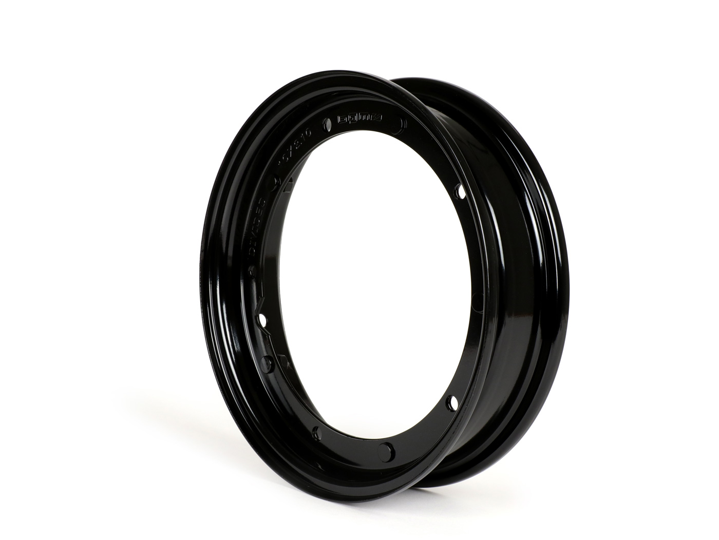 Rato ratlankis -BGM ORIGINALUS 2.10-10Â´Â´, plienas V2.0 - Vespa (tipas PX) - Vespa Smallframe V50, 50N, Specialus, PV, ET3, PK50-125 (S/XL/XL2), Largeframe PX, T5 , Sprintas, Ralis, GT/GTR, LML Star, Deluxe - juodas
