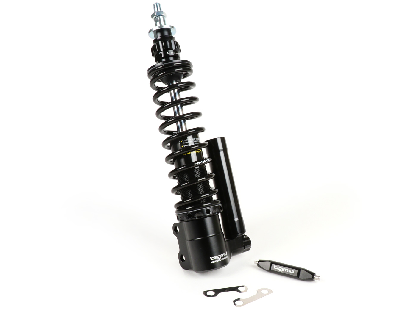 Priekinis amortizatorius -BGM PRO SC/F16 COMPETITION, 240mm- Vespa GTS 125-300 (-2013, 2017-2022), GTS SUPER 300 HPE, SUPERSPORT 300, SUPERTECH 300 HPE, GTL 125-21020, GTL 125-300 - juoda