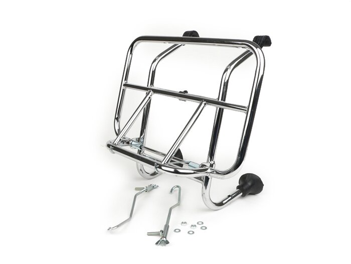Priekinis stovas, nulenkiamas -MOTO NOSTRA- Vespa Smallframe V50, PV125, ET3, PK S, PK XL, PK XL2 Largeframe Rally180/200, Sprint150, TS125, GT125, GTR125, PX80, PX150,PX20125,X