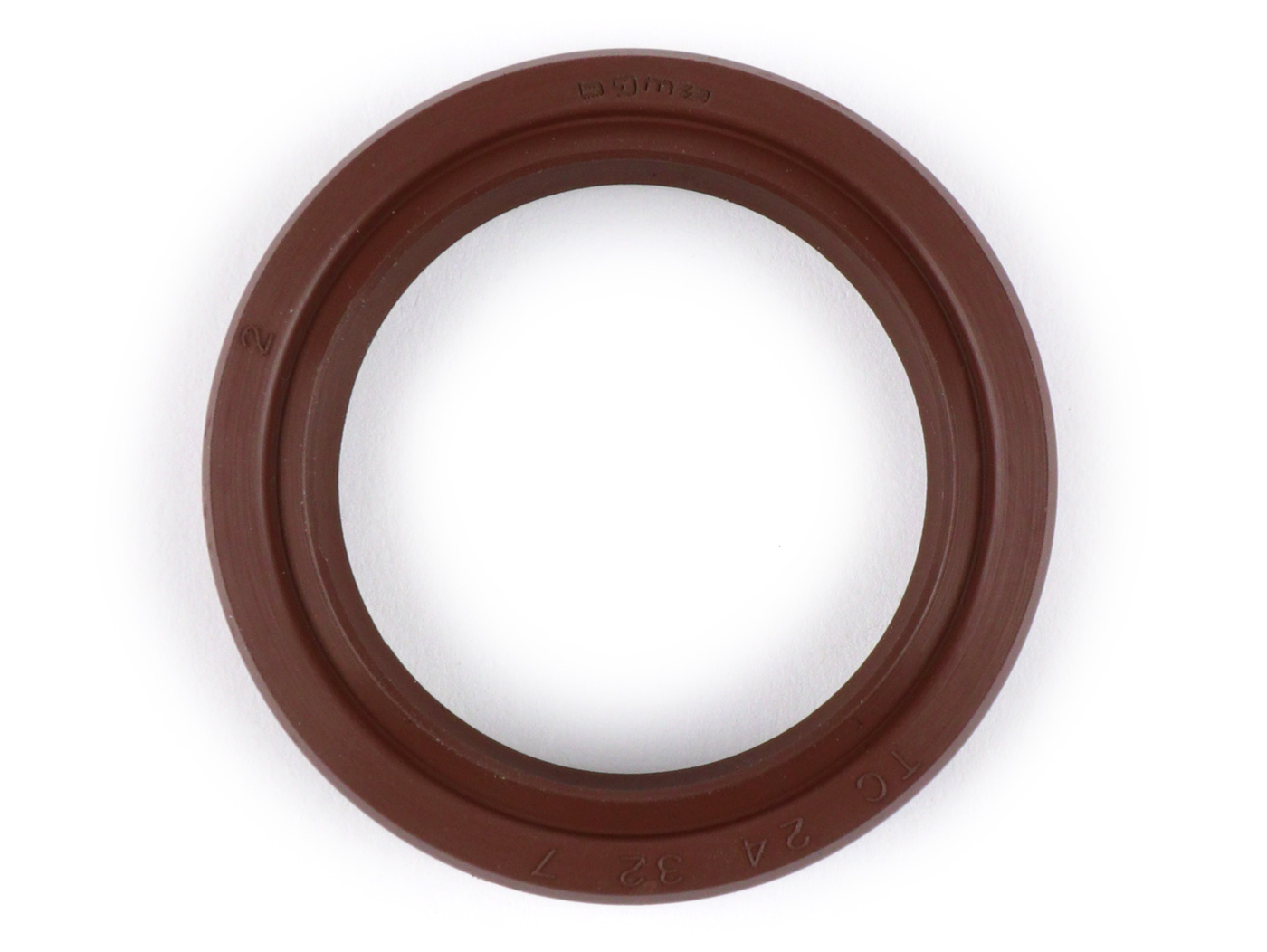 Riebokšlis 24x32x7mm -BGM PRO FKM/Viton® (atsparus E10/etanoliui)- (naudojamas alkūninio veleno smagračio šoninei konversijai ETS Vespa V50, V90, SS50, SS90, PV125, ET3, PK S, PK XL)