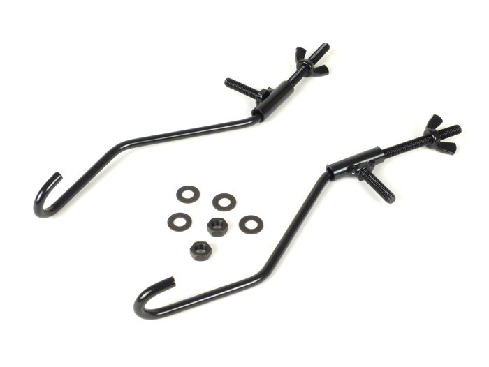 Remonto komplektas stelažo sulankstomam priekiui -MOTO NOSTRA- Vespa Smallframe V50, PV125, ET3, Vespa Largeframe Rally180, Rally200, Sprint150, TS125, GT125, GTR125 - juodas