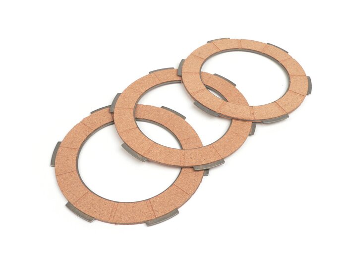 Sankabos trinties plokštelių komplektas -BGM Pro Vespa Smallframe V50, V90, SS50, SS90, PV125, ET3, PK50, PK80, PK50 S, PK80 S, PK125 S, PK50 XL, PK125 XL, ETS, PK50 plokštės - HPSS, PK50