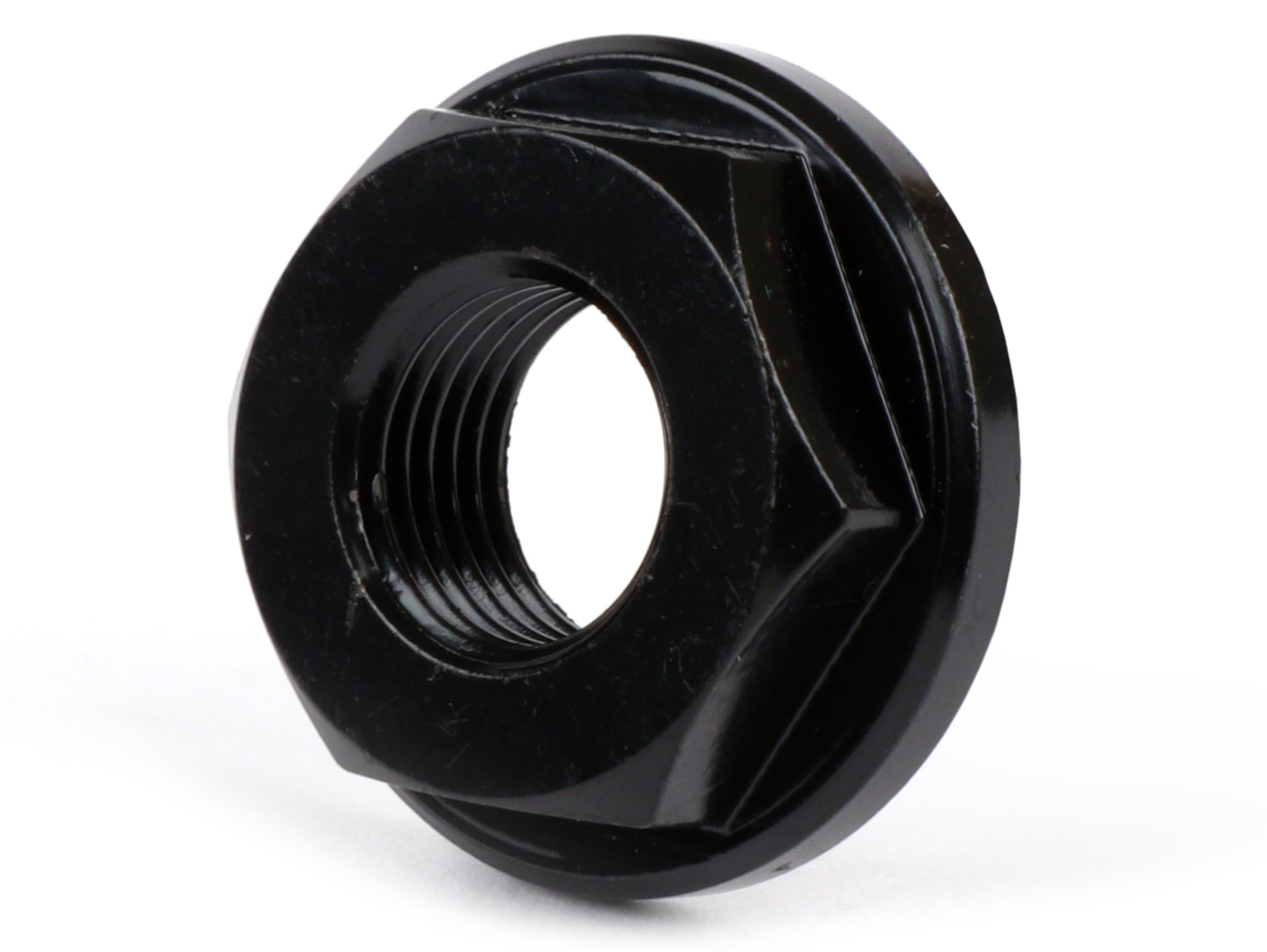 Veržlė M10 x1.00 (smulkus sriegis) WS=16 vidutinis aukštas -BGM PRO- (naudojama kaip sankabos veržlė Vespa pavarų blokui BGM PRO V50, PV125, ET3, PK S, PK XL) - tempiamasis stipris 10