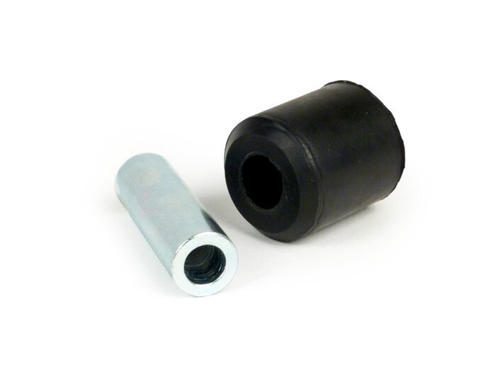 Silent blokelių komplektas, amortizatorius/variklis -BGM PRO (Pagaminta Vokietijoje) Ø=9mm x 48mm- Vespa PX (1983), Rally, TS, Sprint, Sprint Veloce, GT, GTR, Super, GL, V50, PV, ET3