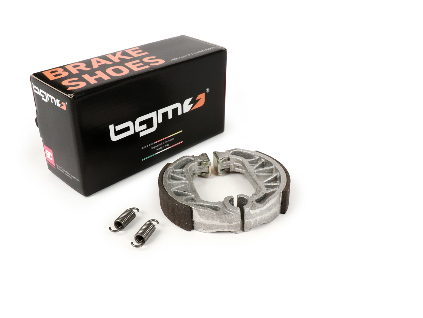Stabdžių trinkelės galinės -BGM PRO Ø=100x20mm, be griovelio inkaro kaištyje- PIAGGIO TPH 50, NRG MC2 50, NRG 50, NTT 50, Sfera 50 RST, Sfera 80, Zip 50, GILERA Storm 50, Easy Moving