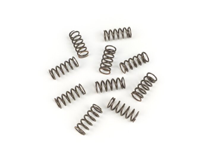 Sankabos spyruoklių komplektas -BGM PRO 10.5N/mm- Vespa PK50 XL FL (V5N1T), PK50 HP (V5N2T), PK50 XL2 (V5X3T), PK125 N FL (VMX7T), PK125 XL2 (VMX6T) - juoda - 10 pcs