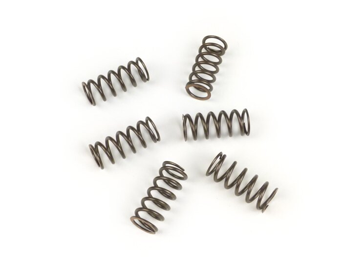 Sankabos spyruoklių komplektas -BGM PRO 10.5N/mm- Vespa PK50 XL FL (V5N1T), PK50 HP (V5N2T), PK50 XL2 (V5X3T), PK125 N FL (VMX7T), PK125 XL2 (VMX6T) - juoda - 6 vnt.