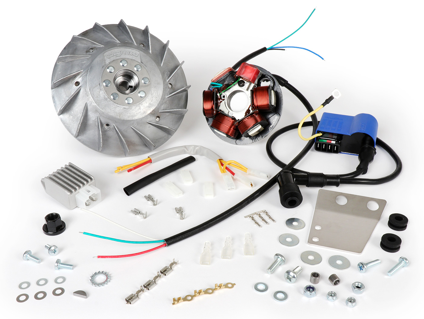 Uždegimas -BGM PRO 12V Touring - Perėjimas į elektroninį uždegimą - Vespa V50, 50N, V90, PV, ET3, PK S - 1600g