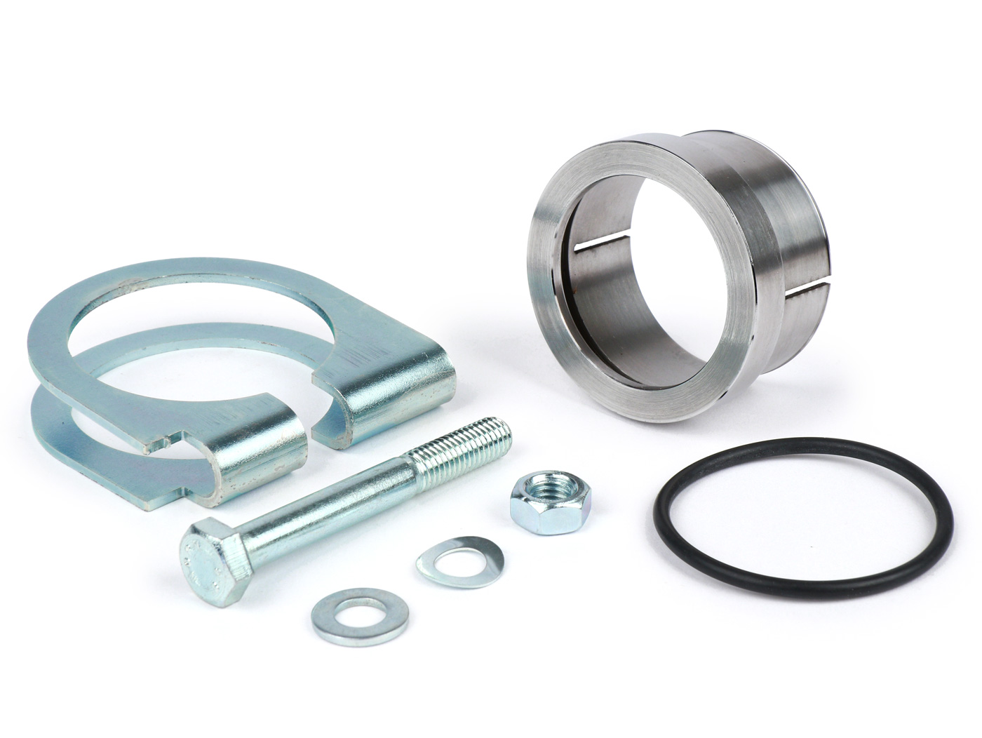 Išmetimo kolektoriaus sandarinimo žiedas / suspaudimo tipas - BGM PRO - Ø=45mm, Vespa PX200, Rally 200, Quattrini M232/M244 - suvirinimas ant tipo, įsk. O formos žiedas