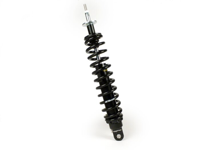 Amortizatorius, galinis -BGM PRO SC/R1 SPORT, 360mm- Vespa Primavera 125, Vespa Primavera 150, Vespa Sprint 125, Vespa Sprint 150 - juodas