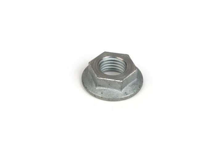 Veržlė M12 x1,5 WS=19 plokščio tipo (naudojama alkūniniam velenui/pirminei pavarai Vespa V50, V90, SS50, SS90, PV125, ET3, PK S, PK XL) - atsparumas tempimui=10