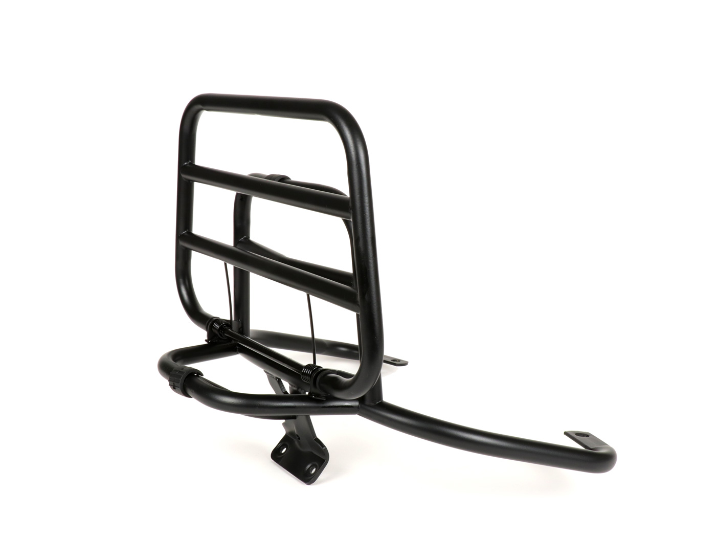 Galinis stovas, nulenkiamas -MOTO NOSTRA- Vespa LX50, LX125, LX150, Vespa LXV50, LXV125, Vespa S50, S125, S150 - juoda