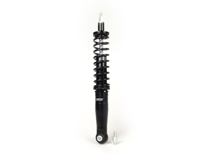 Amortizatorius, galinis-BGM PRO SC/R1 SPORT, 385mm- Vespa Wideframe VM1, VM2, VN1, VN2, VB1, VL1, VL2, VL3, GS150 - juoda