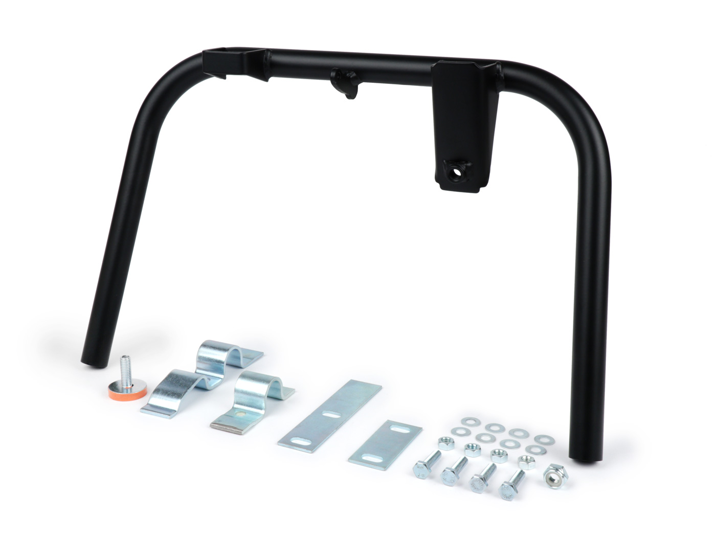 Centrinė kojelė BGM PRO V2 Soft Stop System 10 colių 20mm juodas, skirtas Vespa Smallframe 72- V50, V90, PV125, ET3
