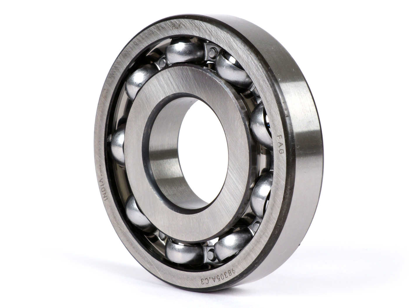 Alkūninis velenas su rutuliniu guoliu -BGM PRO 613912 C3- (25x62x12mm) 9 rutuliai -apdirbti Vespa Wideframe VM, VN ir kt.