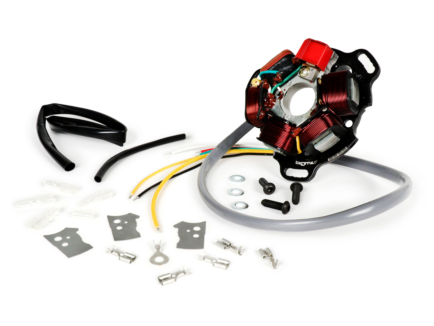 Uždegimas -BGM PRO statorius HP V4.5 silikoninis DC (gali būti naudojamas ir kaip kintamoji srovė) - Lambretta elektroninis uždegimas