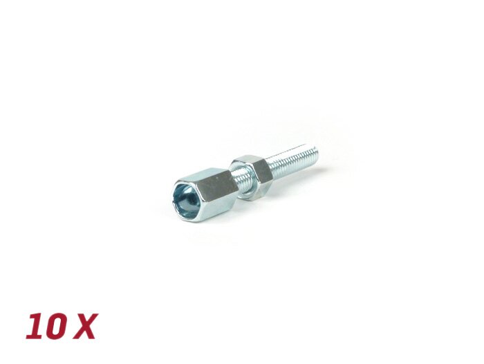 Reguliavimo varžtų komplektas M5 x 30mm (Øvidus=6,9mm) -BGM ORIGINAL- (naudota sankabai Vespa) - 10 vnt.