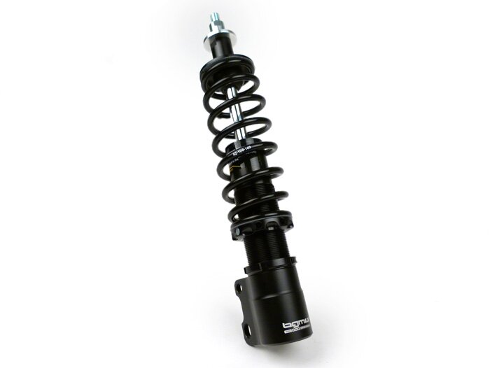 Priekinis amortizatorius -BGM PRO SC/F1 SPORT, 240mm- Vespa PX80, PX125, PX150, PX200, T5 125cc - juodas