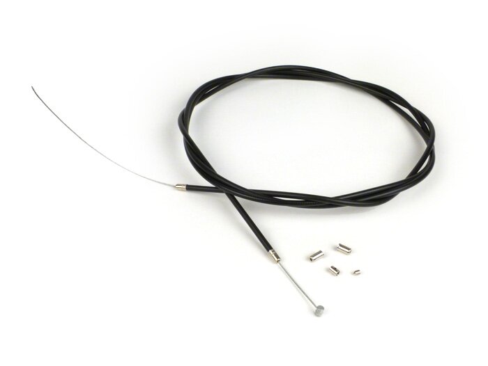 Universalus kabelis -Ø=1,2mm x 2500mm, jungiamasis Ø=5,5mm x 7mm- naudojamas kaip Gazo trosas - pintas kabelis PTFE