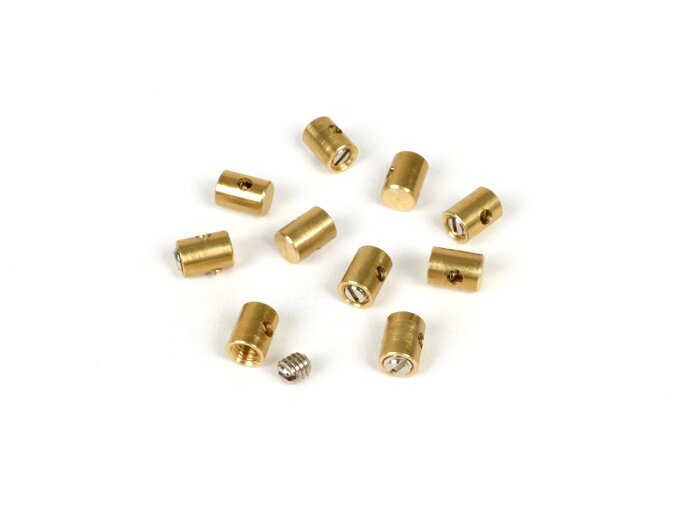 Griebtuvų komplektas -BGM ORIGINALUS- Ø=5,5mm x 7,5mm (naudojamas droselio trosui) - 10 vnt.