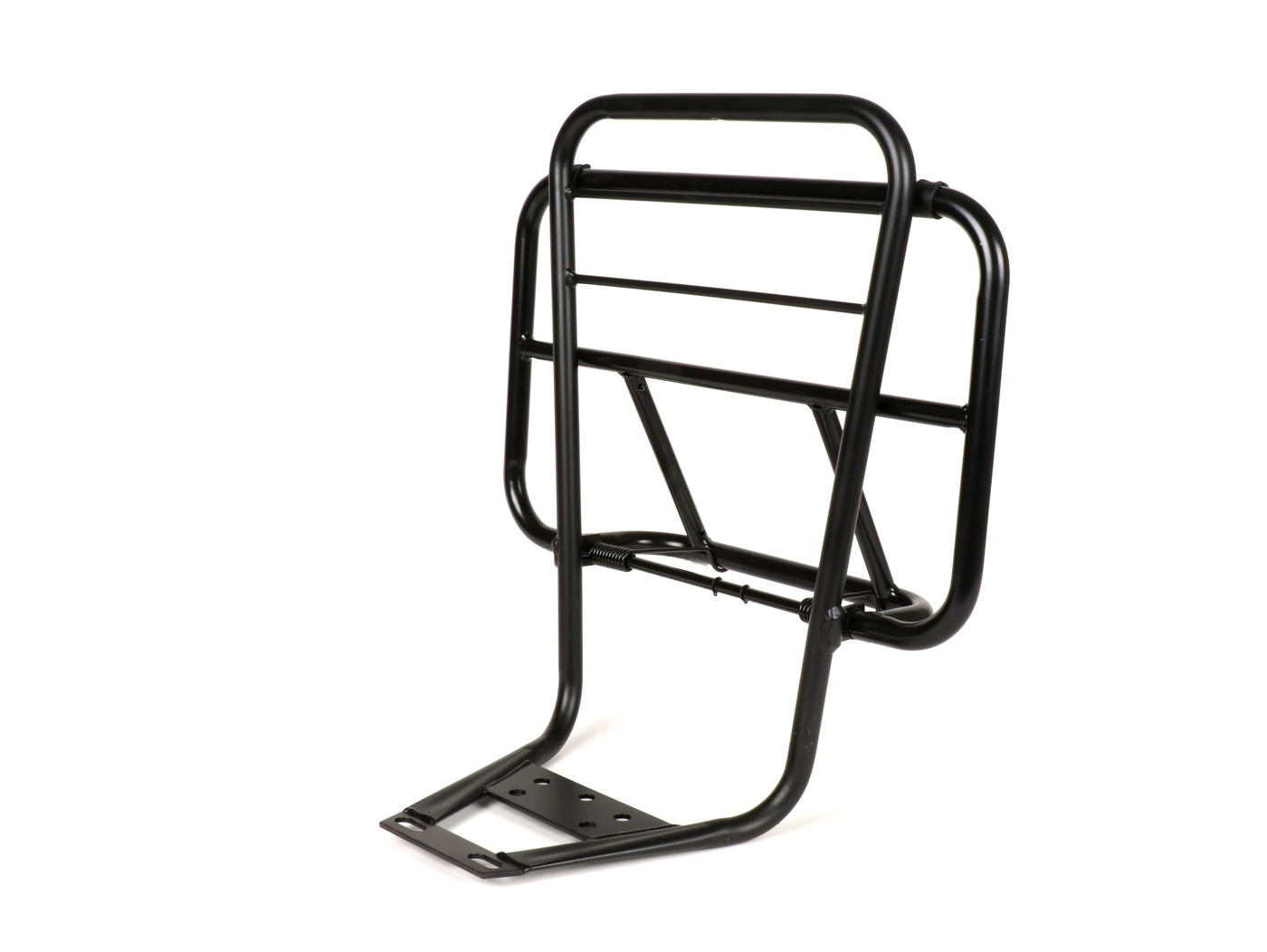 Stovas su atlošu -MOTO NOSTRA V2- Vespa PX80, PX125, PX150, PX200 - juodas