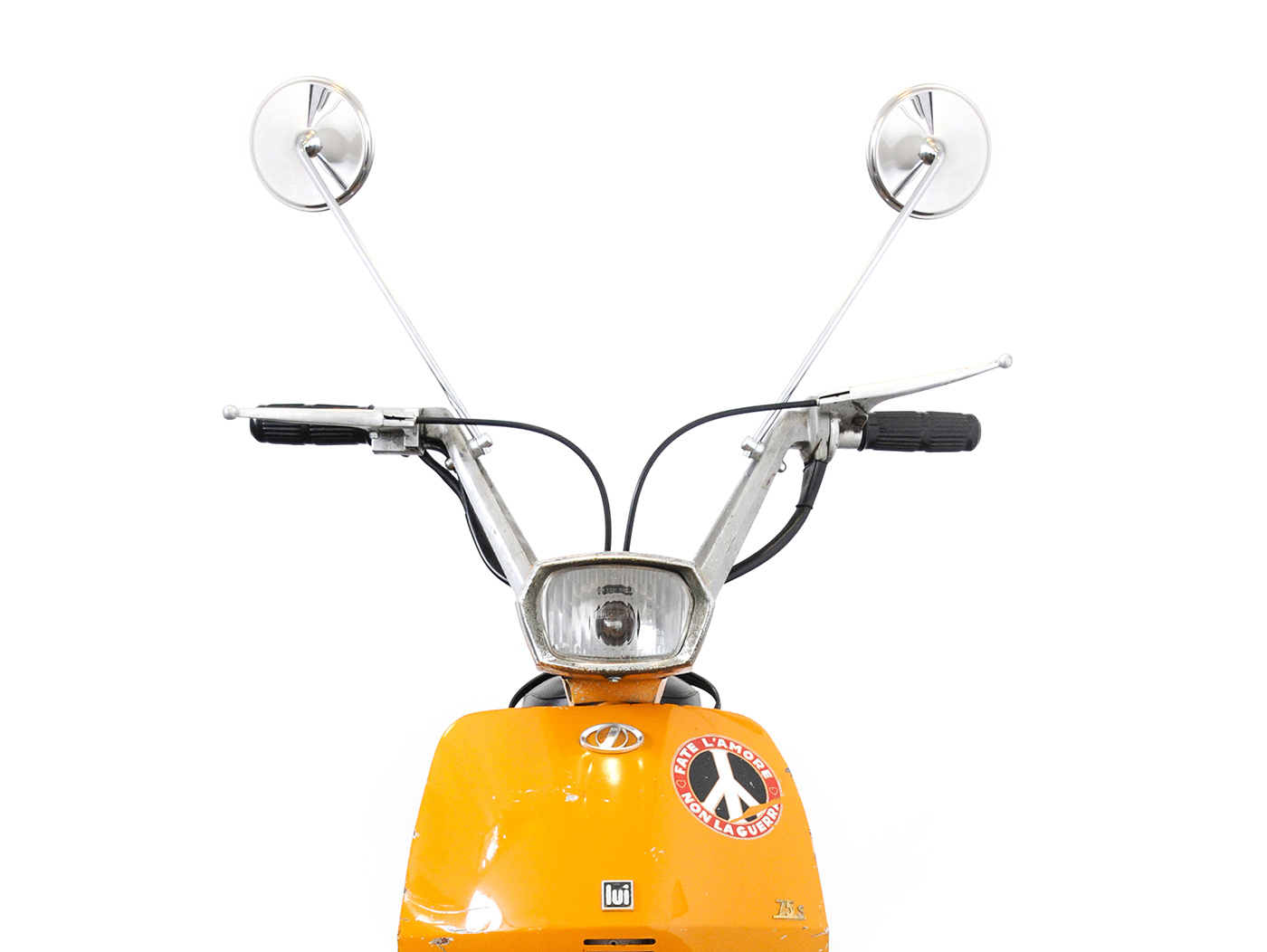 Veidrodis iš nerūdijančio plieno -bgm PRO- Lambretta Lui 50CL, Lui 75 S&SL, Luna, Vega, Comet round