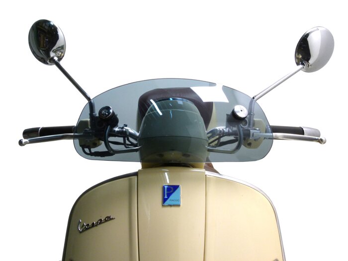 Flyscreen -MOTO NOSTRA, p = 435 mm, aukštis = 195 mm - Vespa GTV, GT 60 - dūmų pilka