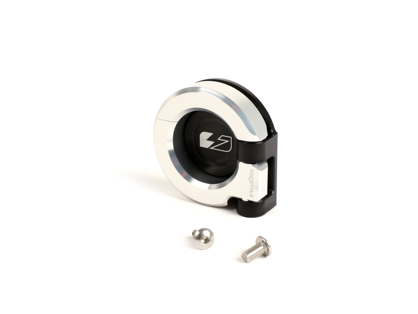 Bagažo kablys -BGM PRO aliuminis CNC- Vespa GT, GTS, GTV, GTL, S - 50-300cc - sidabras