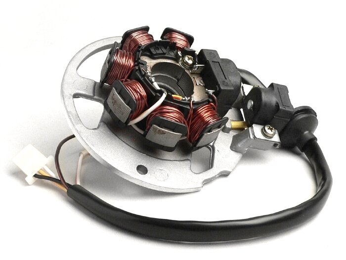Uždegimas -BGM ORIGINALUS statorius- Minarelli 50cc (Yamaha) horizontalus - 60cm laidas