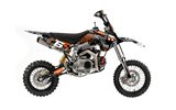 Graphic Kit Pit Bike YCF Pilot Stage6 oranžinė / balta