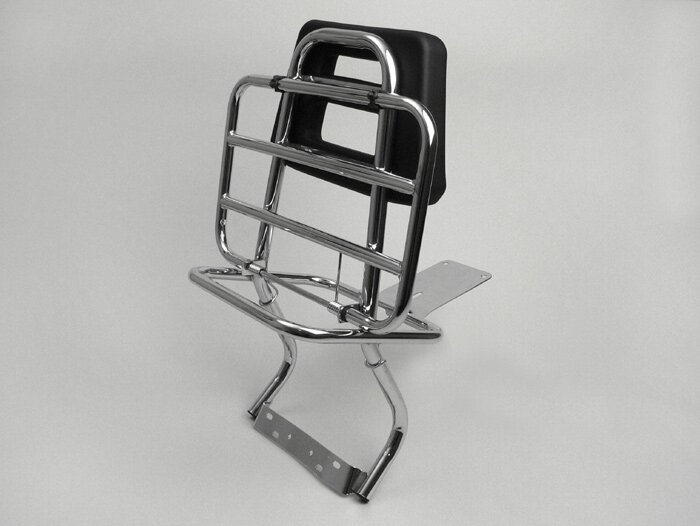 Stovas su atlošu -MOTO NOSTRA- Vespa PX80, PX125, PX150, PX200 - chromas