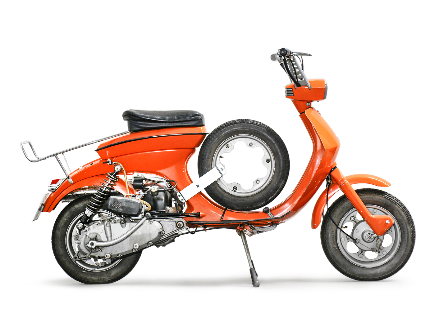 Atsarginio rato laikiklis - BGM PRO - Lambretta Lui, Luna, Vega, Cometa - cinkuotas