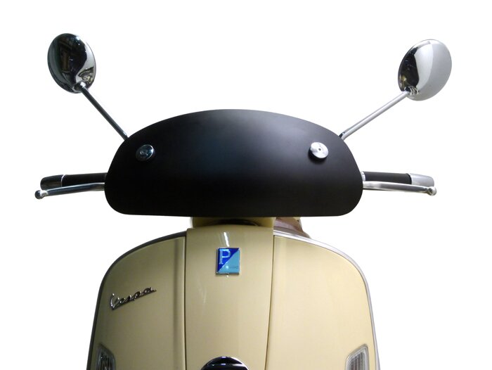 Flyscreen -MOTO NOSTRA, p = 435 mm, aukštis = 195 mm - Vespa GTV, GT 60 - dūmų pilka