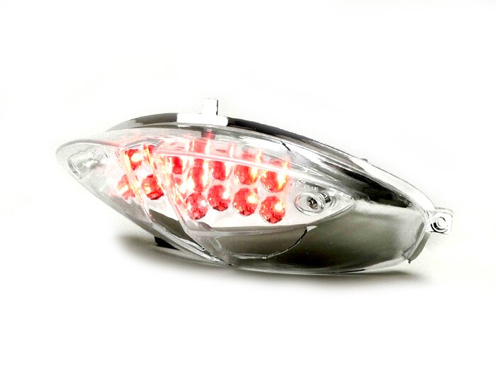 Galinis žibintas - BGM ORIGINALUS sklandus objektyvas 15 LED su indikatoriaus funkcija - Peugeot Speedfight2
